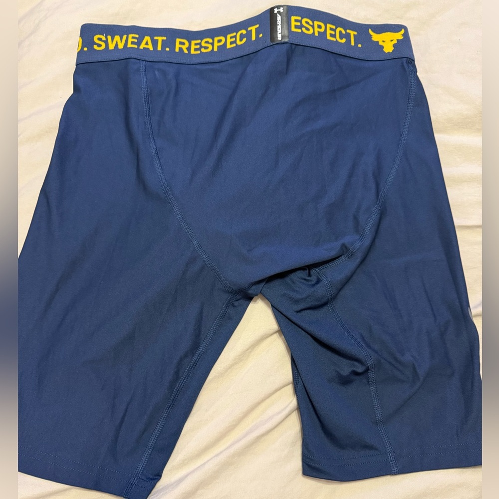 Under Armour Men's Project Rock Compression Gym Shorts  Large
